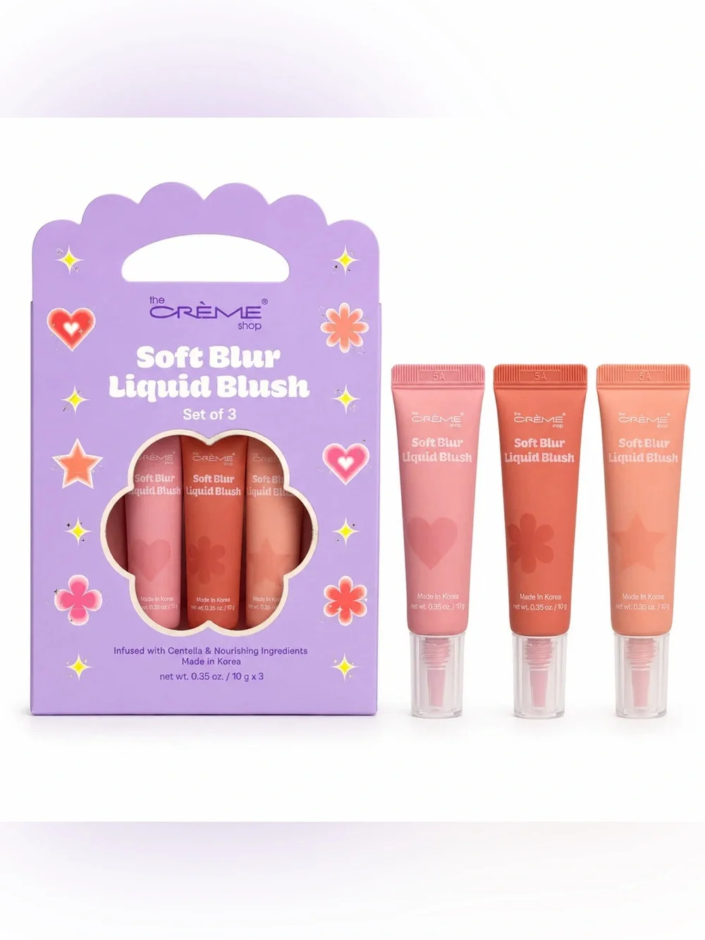 The Crème Shop Soft Blur Liquid Blush - 3-Color Set